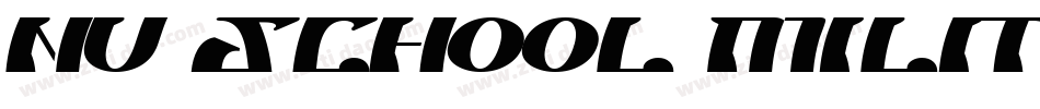 Nu School Militia字体转换